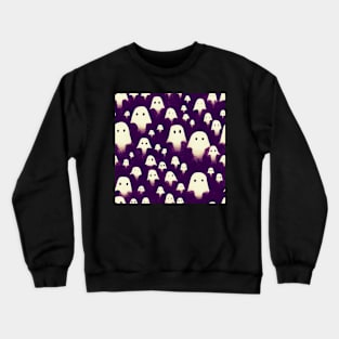 Cute Ghosts Pattern Crewneck Sweatshirt